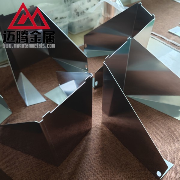 钽加工件 钽折弯件 R05200纯钽零件 99.99纯钽 钽盖旋压件