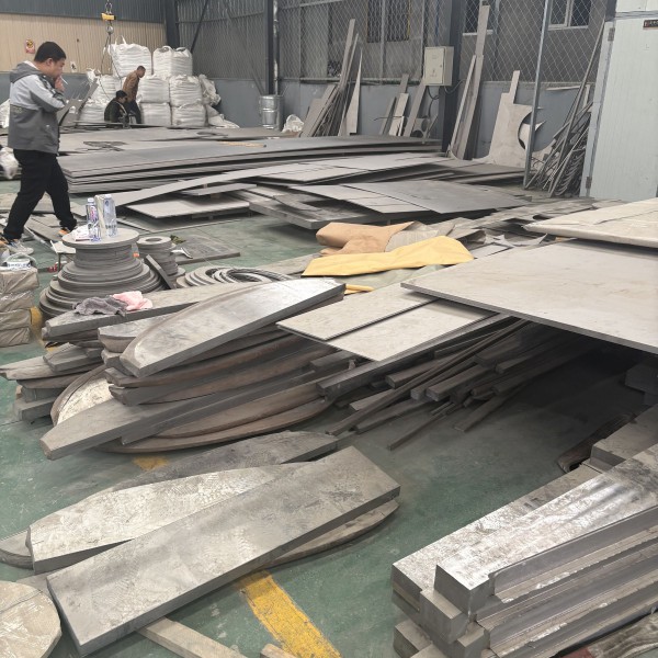 鈦異形件鋯異形件水切割激光切割異形件加工定制鋯板異形件切割圖4