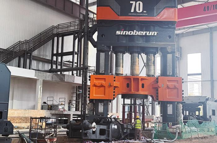 4000吨宇航级钛合金锻造数字化生产线项目7000吨快锻机明年初试生产