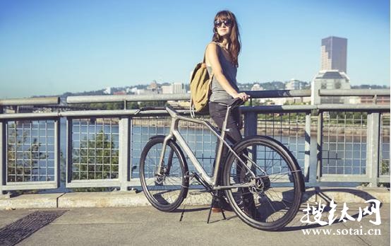 鈦金屬3D打印自行車：用動能發電/GPS定位