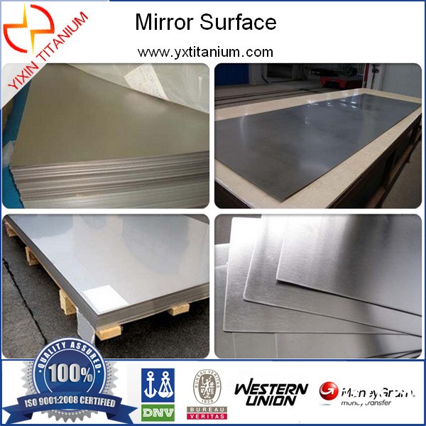 Titanium plate with Mirror sur
