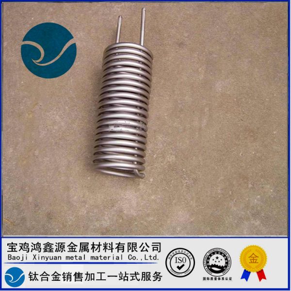 鈦材廠家加工 鈦盤管 換熱器鈦管 TA2鈦合金管材圖3