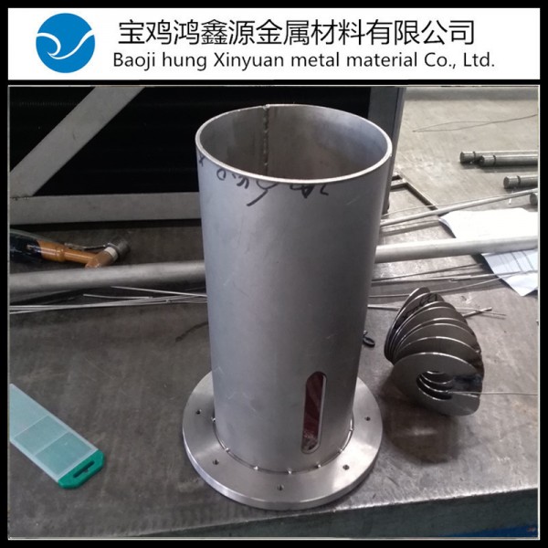 鈦設(shè)備 鈦加硫罐 TA2純鈦反應(yīng)罐 純鈦加藥管 鈦合金進(jìn)料管圖2