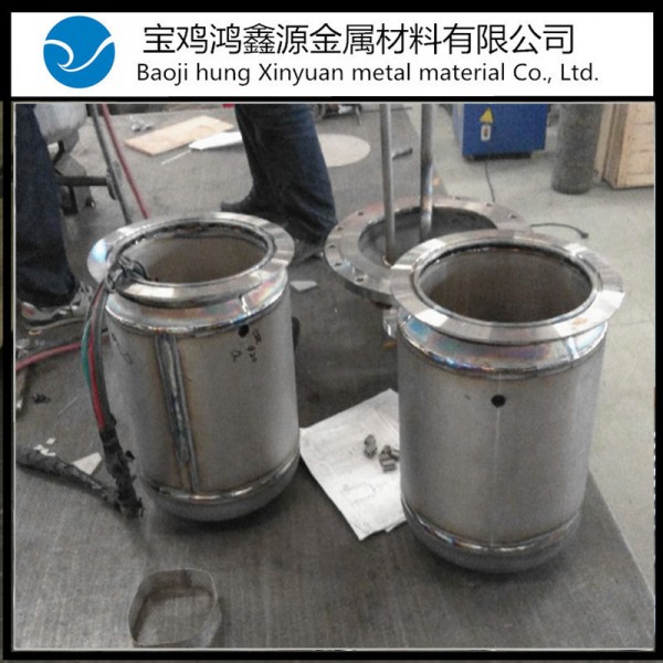 鈦設(shè)備 鈦加硫罐 TA2純鈦反應(yīng)罐 純鈦加藥管 鈦合金進(jìn)料管圖3