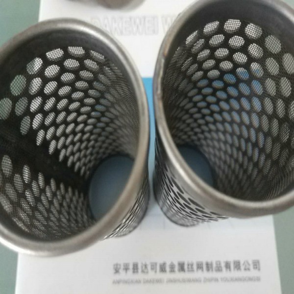 圓孔鈦濾芯 沖孔鈦板焊接濾芯圖2