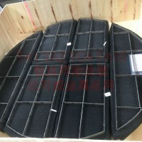 海水喷淋脱硫塔钛丝网除雾器
