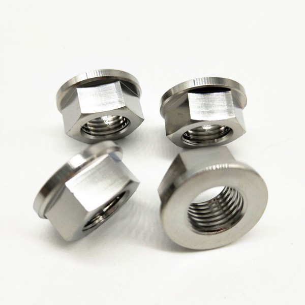 鈦合金法蘭螺母螺帽 M8*1.25mmM10M12廠家生產(chǎn)圖2