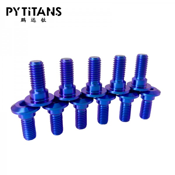 鈦合金摩托車碟片螺絲 GR5摩托車改裝螺絲圖2
