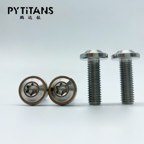 廠家現貨銷售鈦合金鈦螺絲RG5摩托車改裝碟頭固定螺絲 m8圖2