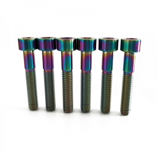 Din912 鈦自行車配件圓柱頭內六角 鈦螺釘 鈦螺絲TC4圖2