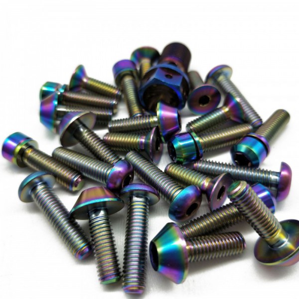 Din912 鈦自行車配件圓柱頭內六角 鈦螺釘 鈦螺絲TC4圖3