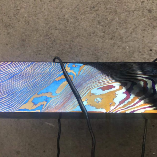 廠家定制 炫彩鈦馬棒 戶外手電筒 可零切 EDC鈦馬材料采購圖3