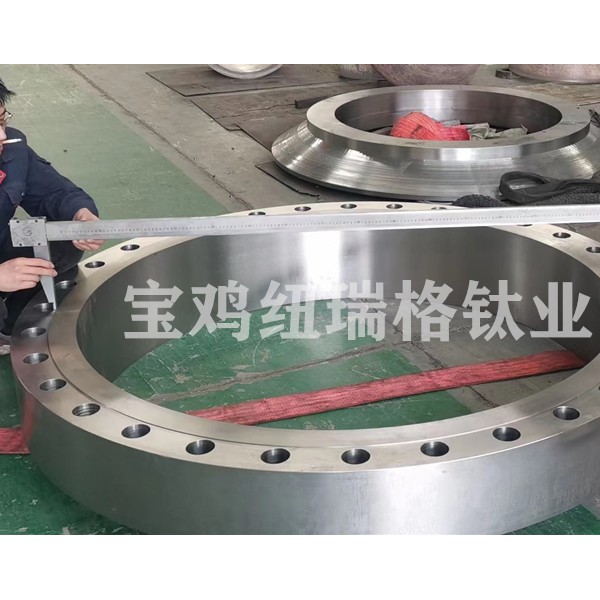 鈦合金TC4設備法蘭 純鈦壓力容器法蘭鍛制法蘭甲型平焊法蘭圖3