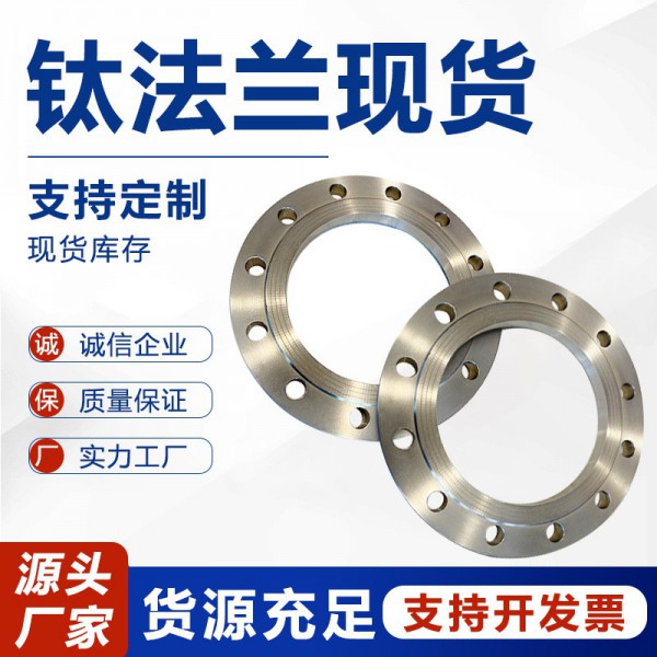 钛合金法兰TA1 TA2 TA10 对焊 平焊 高温热锻 CNC 精密加工
