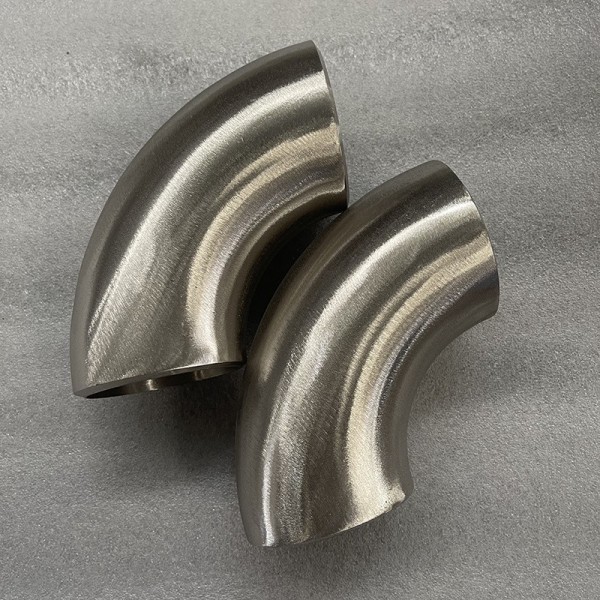 廠家供應鈦彎頭鈦合金彎頭鈦三通鈦大小頭45度60度彎頭鈦管件鍛件圖4