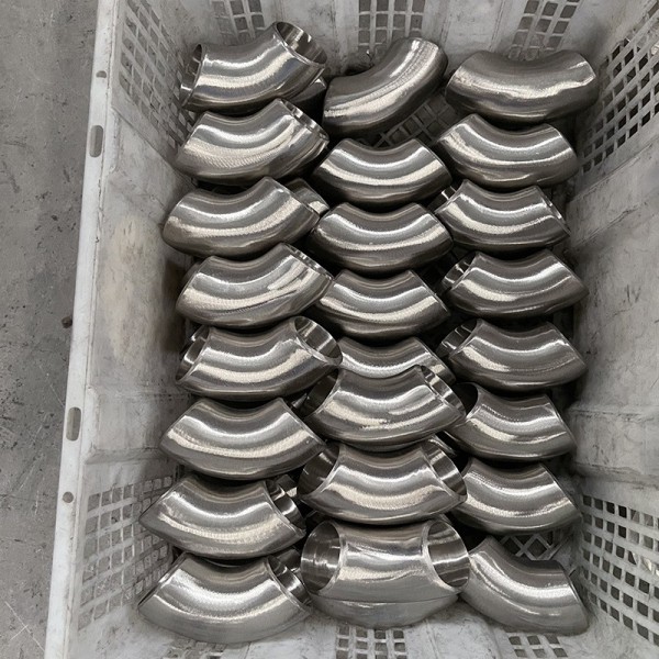 廠家供應鈦彎頭鈦合金彎頭鈦三通鈦大小頭45度60度彎頭鈦管件鍛件圖3