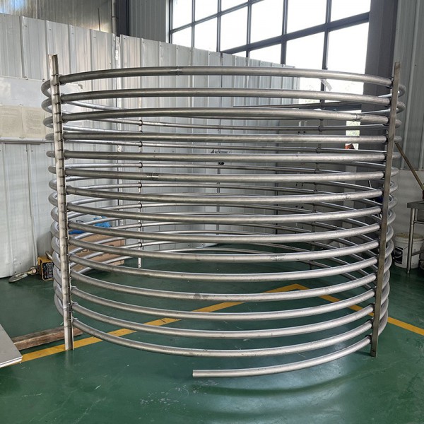 拓康金屬加工鈦盤管鈦彎管蒸汽導熱油加熱管鈦熱交換器鈦蛇形管圖3