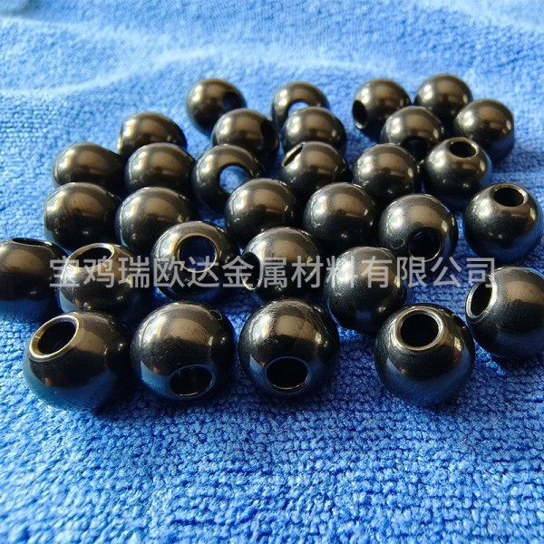 TA2鈦珠 TC4鈦合金球廠家大量現貨實心鈦珠鈦圓珠鈦圓銅珠子圖4