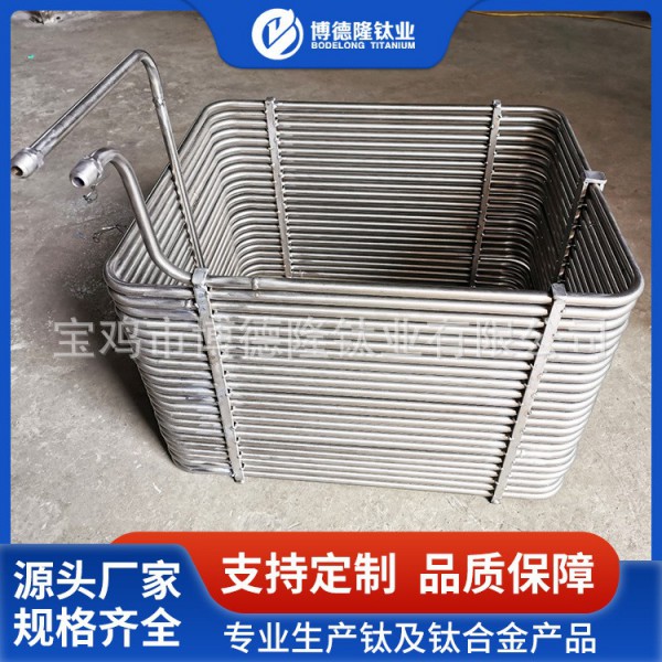 供應(yīng)TA1TA2鈦熱交換器/鈦盤管/蛇形鈦管鈦罐鈦管道定制圖2
