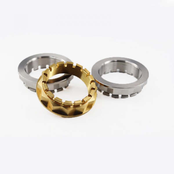 鈦合金大螺母/杜卡迪后軸裝飾修補替換螺母小軸大軸V4圖2