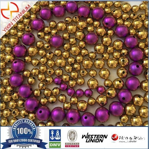 TA1 TA2 TC4 φ4~φ25mm著色鈦珠 醫用鈦珠圖2