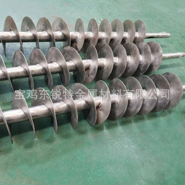 定制鈦合金攪拌軸鈦軸鈦設備用鈦螺旋軸鈦攪拌器鈦槳葉鈦反應釜配件圖2