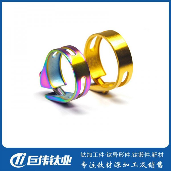 現貨鈦合公路賽山地車自行車坐管夾/巨偉工廠直發圖3