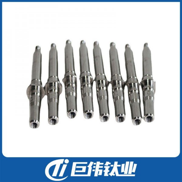 TA2鈦加工件/鈦合金自行車腳踏軸/TC4鈦合金異形加工件來圖鈦配件圖2