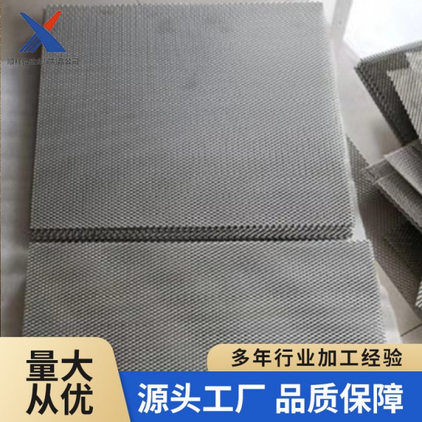 順祥弘鈦源頭廠家 圓孔鈦板網 TA2菱形鈦網/鈦板拉伸網規格全圖3