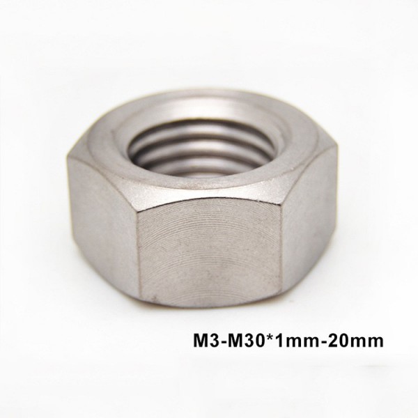 生產螺帽鈦合金螺帽 M3-M18純鈦螺帽非標加工/現貨批發圖3