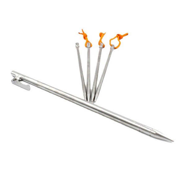 遠航鈦業戶外野營登山加長天幕帳篷高強度鈦合金帳篷地釘7*200mm圖4