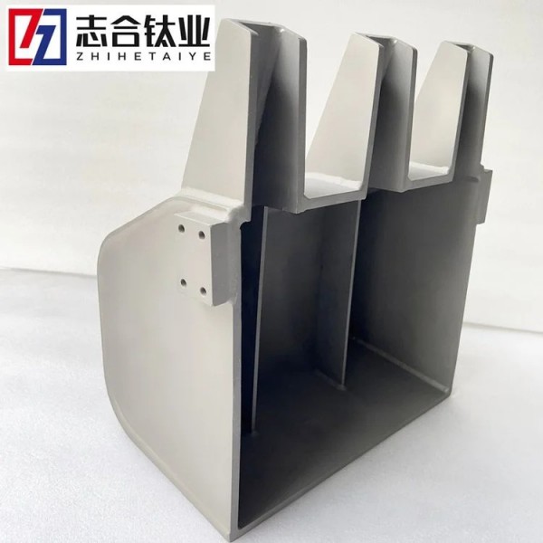 志合厂家专业焊接加工各种钛材产品/TC4 长浇包 310*220*8