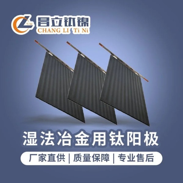 廠家供應/濕法冶金用鈦陽極/二氧化鉛鈦電極鈦基釕銥涂層鉑金陽極圖3