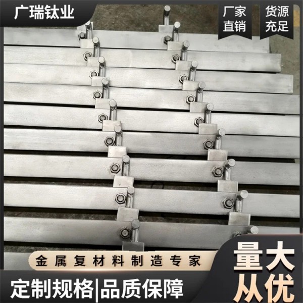 多孔扁鈦包銅/鈦銅復合材料/庫存充足/按要求定制圖2