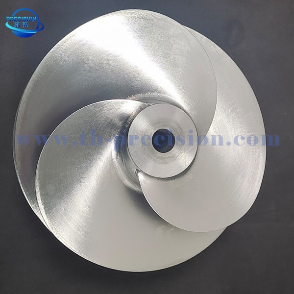 誘導(dǎo)輪定/制源頭工廠5軸CNC加工 鈦合金葉輪精密零件加工生產(chǎn)圖2