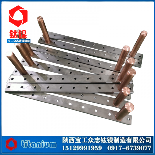 鈦包銅鈦銅復合棒鈦陽極鈦陰極TA1耐腐蝕鈦種板鈦電極板導電排梁圖5