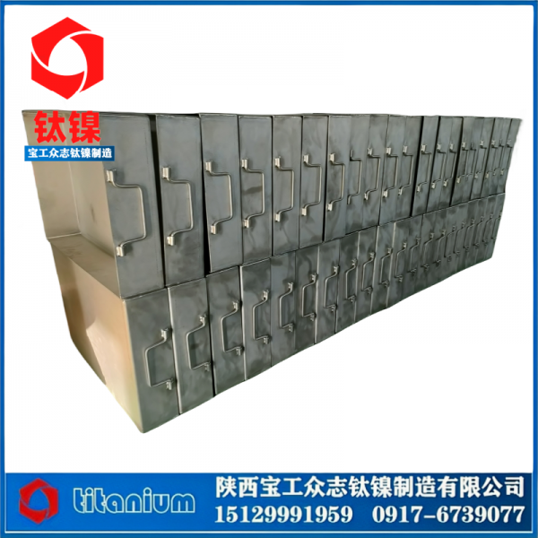 鈦合金烘干盤TA2純鈦黃金提純工業鈦盤方盤托盤鈦槽水箱廠家定制圖4