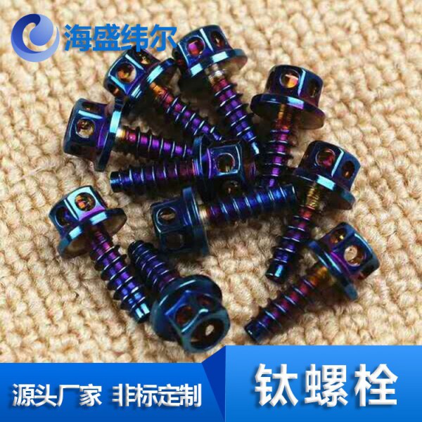 生產Ta1Gr1鈦螺絲/Ta2Gr2鈦螺母/Tc4鈦合金定做非標標準件 緊固件圖2