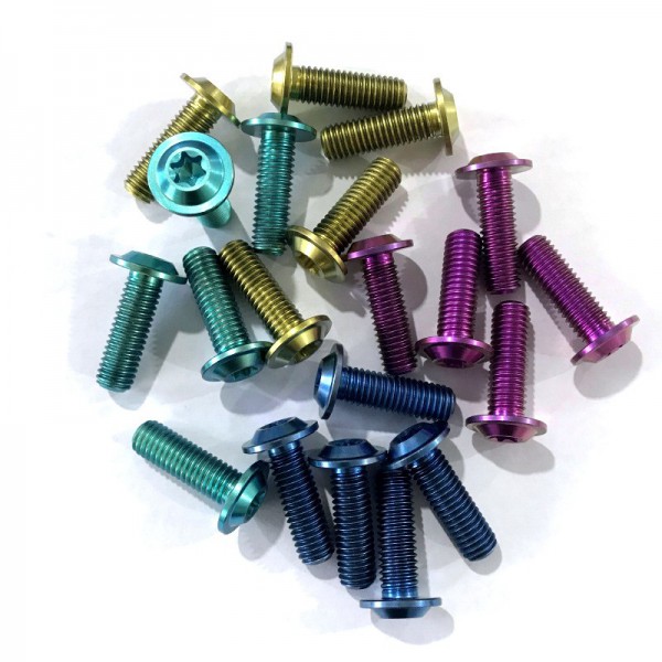 廠家供應鈦螺絲油碟螺紋插銷螺絲鈦合金碟剎夾器固定螺絲釘加工件圖2