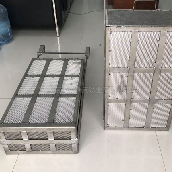 寶雞廠家供應(yīng)鈦網(wǎng)籃/鈦合金網(wǎng)籃TA1 TA2 TC4 鈦籃可來圖圖4